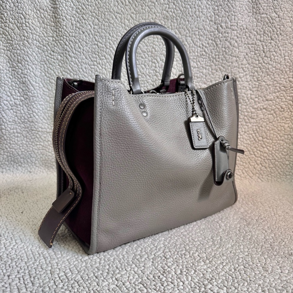 Coach 1941 Rogue in Pebbled Leather and Suede